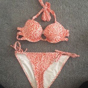 Aerie Paisley Print Swimsuit Set